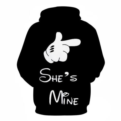 She'S Mine 3D Hoodie Sweatshirt, Hoodie, Pullover
