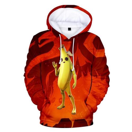 Peely Drawstring Hoodie Pullover