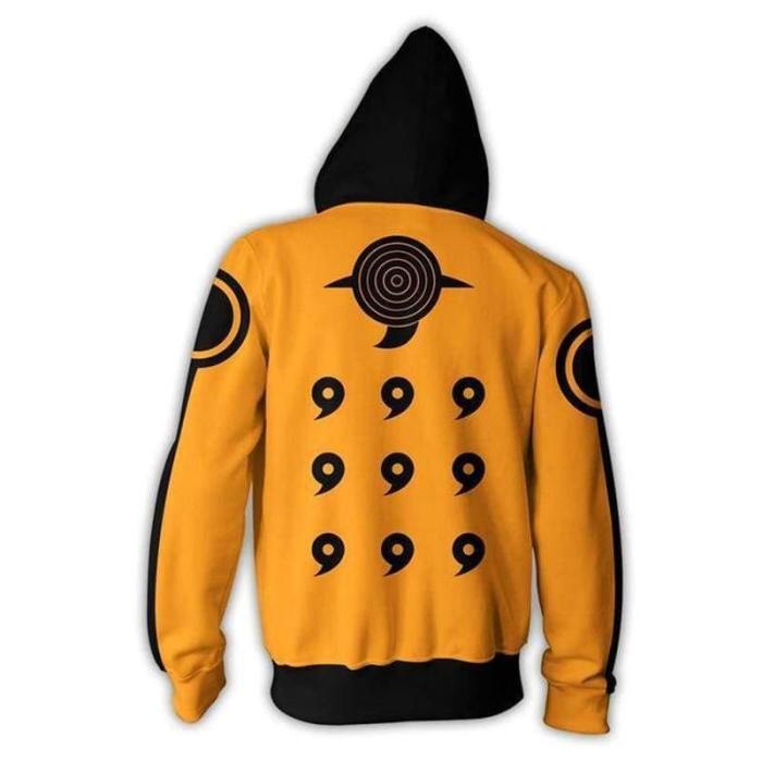 Naruto Hoodie -  Rikudou Sennin Mode Zip Up Hoodie