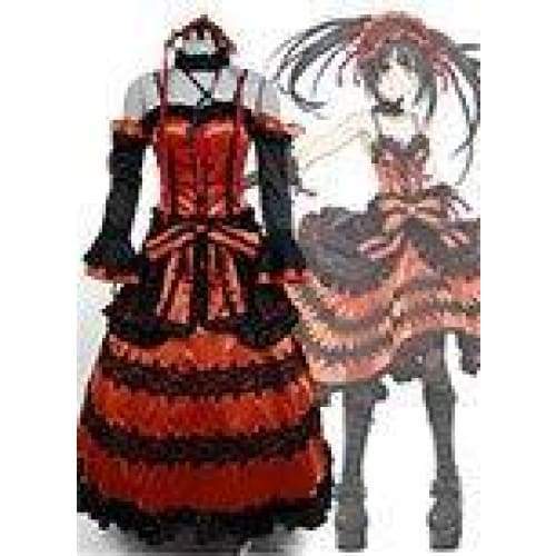 Date A Live Kurumi Tokisaki Astral Dress Cosplay Costume