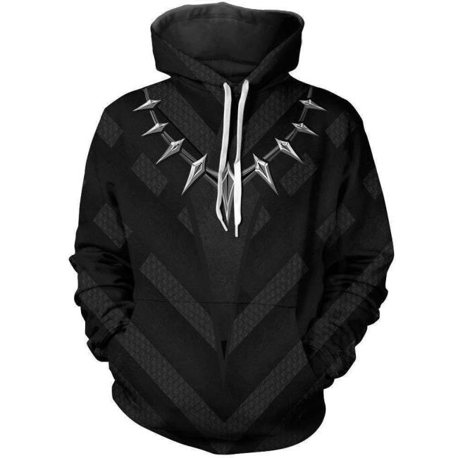 The Avengers Hoodie - Black Panther Pullover Hoodiec