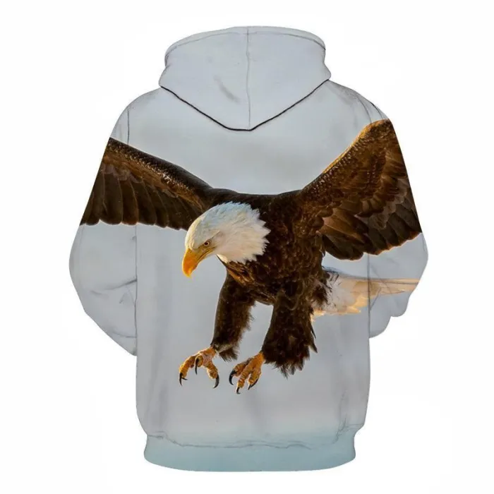 Eagle Bird Face 3D - Sweatshirt, Hoodie, Pullover