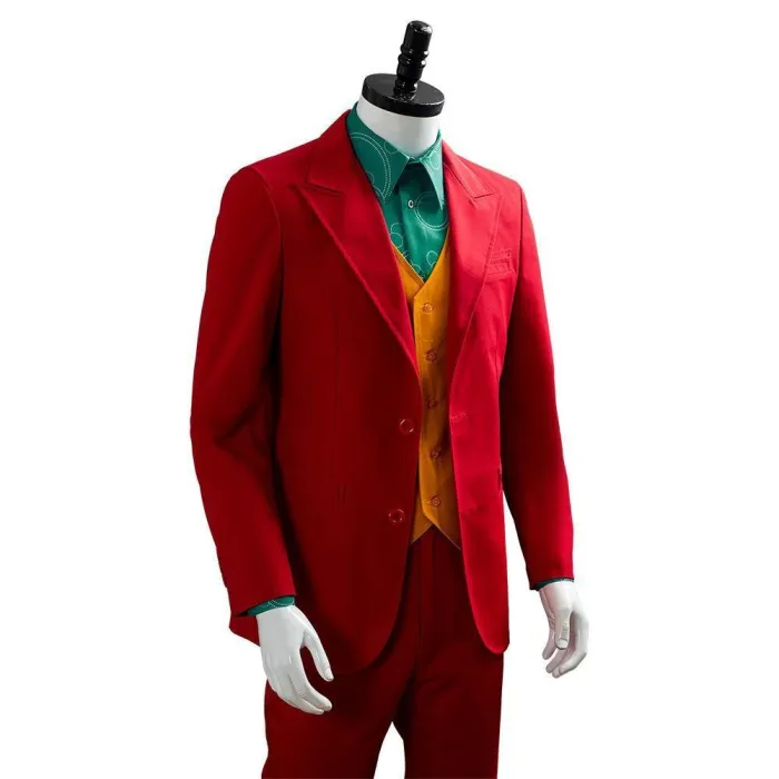 Joker Origin Romeo  Film Dc Movie Joaquin Phoenix Arthur Fleck Cosplay Costume Outfit Suit Uniform