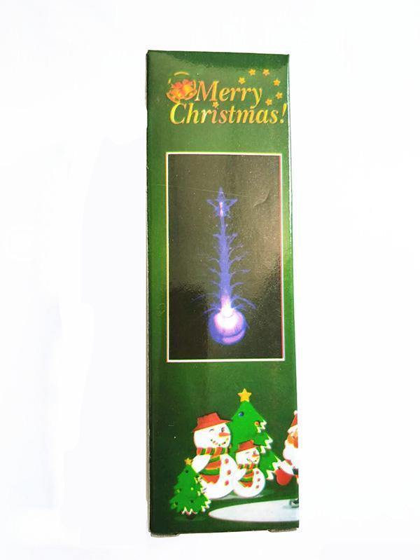 5Pcs Fiber Optic Christmas Tree Lighted Xmas Decoration