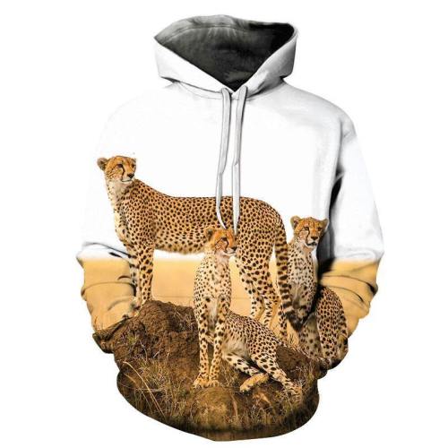 Cheetah Family 3D - Sweatshirt, Hoodie, Pullover