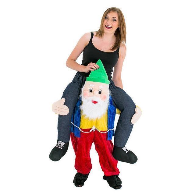 Halloween Purim Cosplay Shoulder Ride On Piggy Back Ride On Costume Mens Mascot