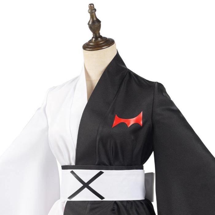 Danganronpa Monokuma Black White Bear Kimono Dress Outfits Halloween Carnival Suit Cosplay Costume