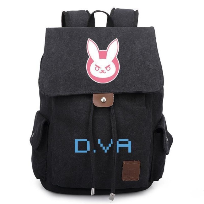 Game Overwatch Casual Canvas Backpack