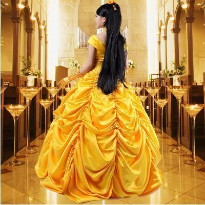  & Belle Princess Cosplay Dress/Costume
