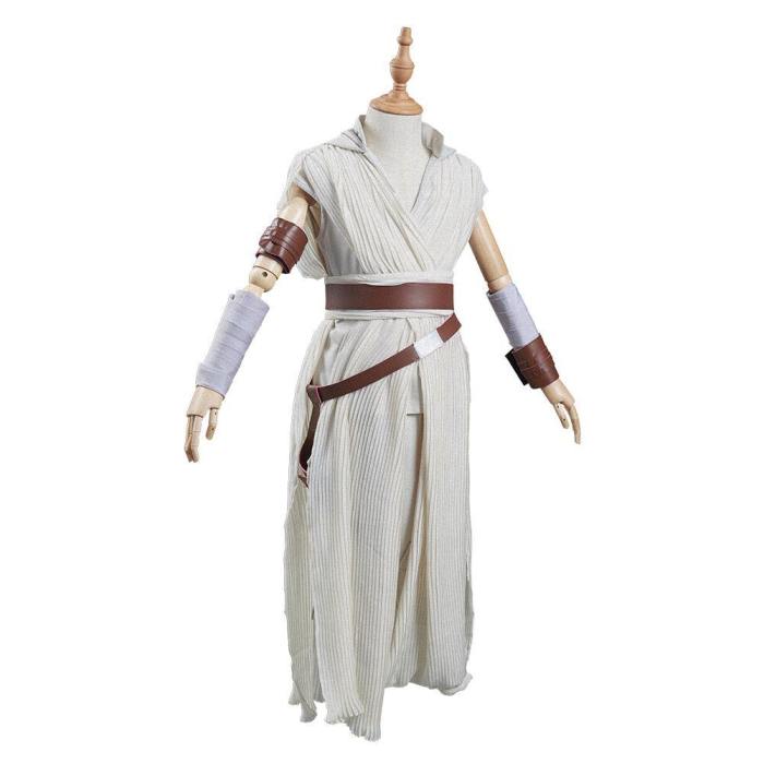 Star Wars: The Rise Of Skywalker Rey Kids Children Outfits Halloween Carnival Suit Cosplay Costume