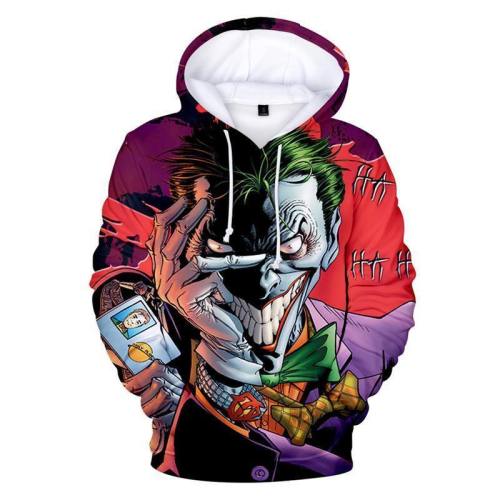 Haha Joker Print Hoodie For Men Women