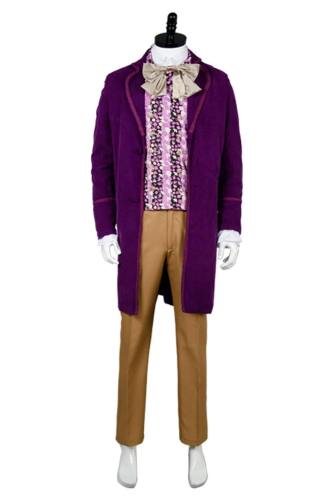 Willy Wonka And The Chocolate Factory  Costume - Coat,Vest,Bow Tie,Pants