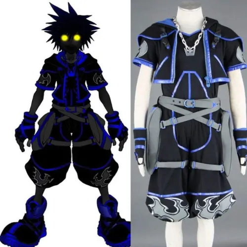 Kingdom Hearts Sora Cosplay Costume Cot002