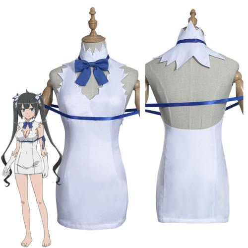 Is It Wrong To Try To Pick Up Girls In A Dungeon-Hestia Women Dress Outfits Halloween Carnival Suit Cosplay Costume