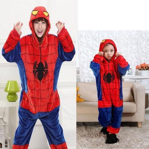 Animals Kigurumi Unicorn Costume Adult Girl Kids Unicorn Onesie Flannel Spiderman Women Anime Jumpsuit Disguise Onepiece Suit