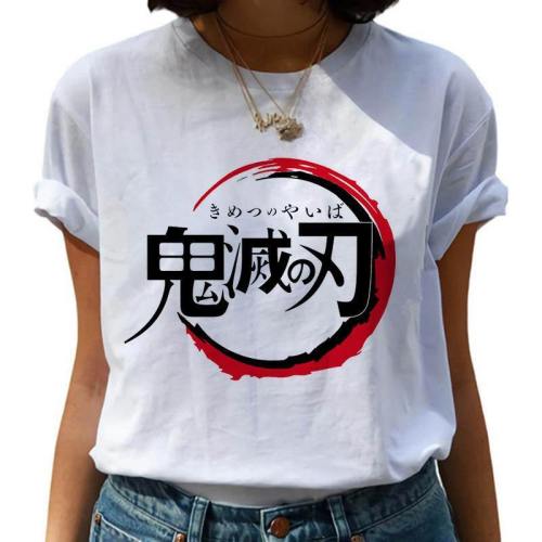 Kimetsu No Yaiba Demon Slayer Tops Tees Tshirt Streetwear Punk T-Shirt