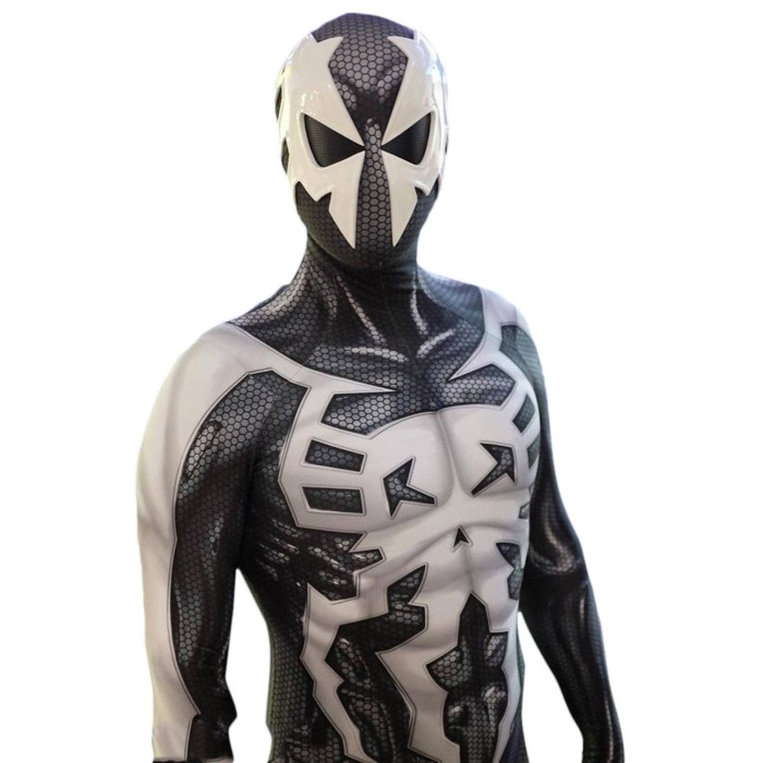 Spider-Man: Into The Spider-Verse Spider Man  Black Suit Cosplay Costume