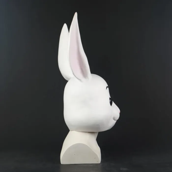 Anime Beastars Legosi The Rabbit Full Head Mask Cosplay Halloween Masquerade Masks Latex Adult Props