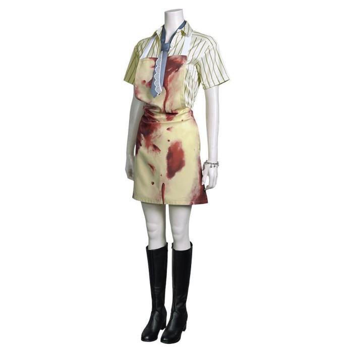 Texas Chainsaw Massacre Leatherface Thomas Hewitt Shirt Apron Outfits Halloween Carnival Suit Cosplay Costume