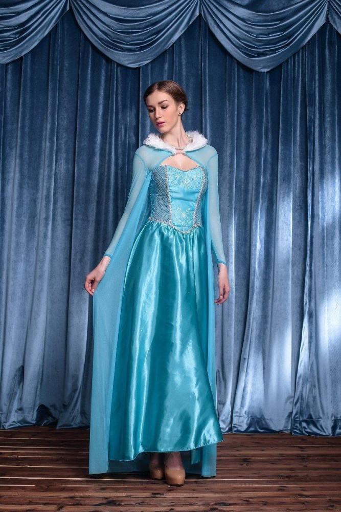 Frozen 2 Adult Princess Elsa Dress Queen Cosplay Women Costumes