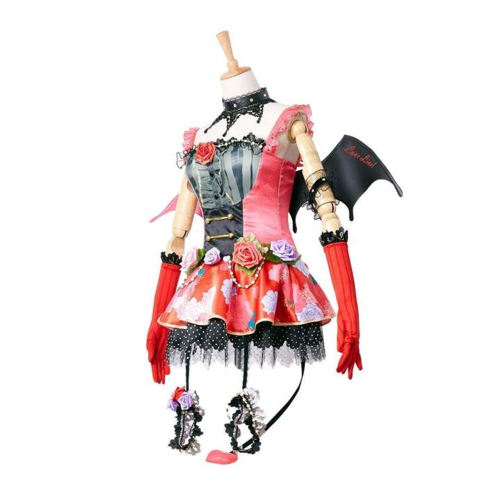 Love Live! New Sr Maki Nishikino Little Devil Transformed Uniform Halloween Cosplay Costume