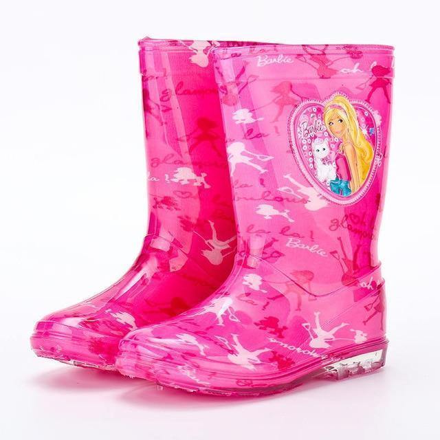 Princess Boots Frozen Children Rain Boots Rubber Shoes Cartoon Men And Women Pvc Girls Water Shoes