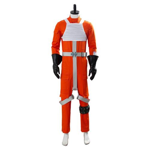 Star Wars X-Wing Rebel Uniform Outfit Pilot Jumpsuit Cosplay Costume