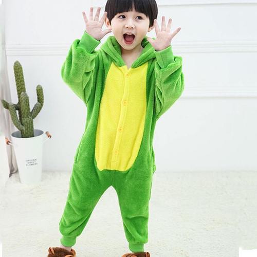 Child Romper Yellow Green Costume For Kids Onesie Pajamas For Girls Boys