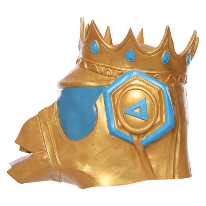 Fortnite Season 10 Dj Crown Horse Latex Helmet Cosplay Accessories