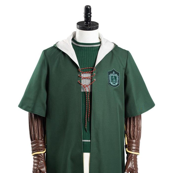 Harry Potter Slytherin Green Quidditch Magic Shool Uniform Outfits Halloween Carnival Suit Cosplay Costume