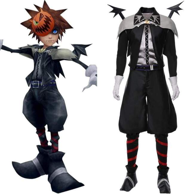Vampire Halloween Costume Kingdom Hearts Skin Sora Cosplay Costume