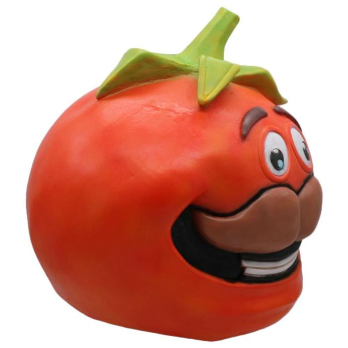 Fortnite Tomato Helmet For Adult Halloween Cosplay Accessories