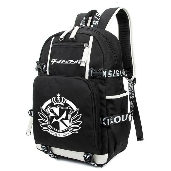 Dangan Ronpa Danganronpa Monokuma School Backpack Luminous Travel Bags
