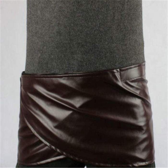 Attack on Titan Shingeki No Kyojin Leather Skirt Hookshot Belt Costume Leather Apron Belt Skirt