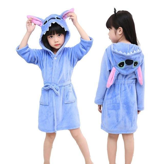 Children Unicorn Hooded Bathrobes Towel Beach Kids Boys Girls Costumes