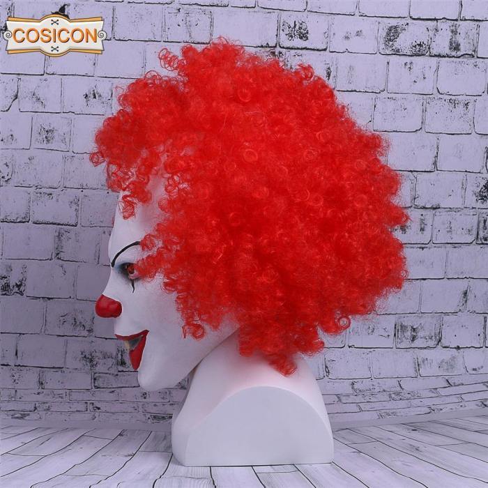 Stephen King'S Movie It  Pennywise  Red Hair Clown Cosplay Mask
