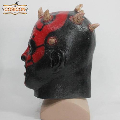 Star Wars Darth Maul Cosplay Mask  Halloween Party Prop