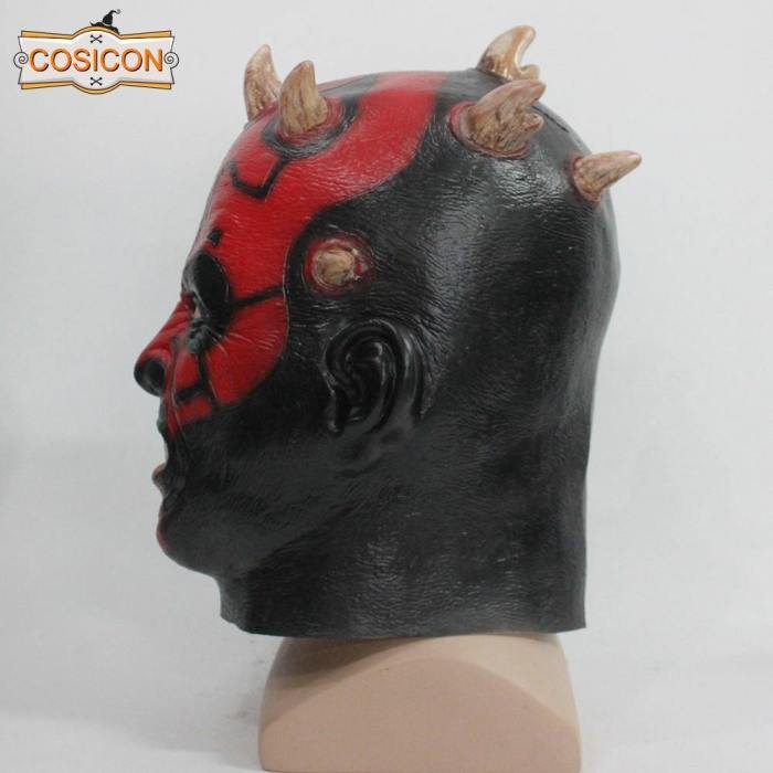 Star Wars Darth Maul Cosplay Mask  Halloween Party Prop