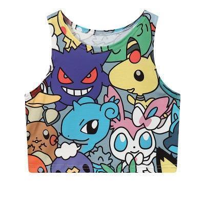 Pokemon Go Pikachu Cosplay Harajuku Costume Pocket Monster Tops Shirt