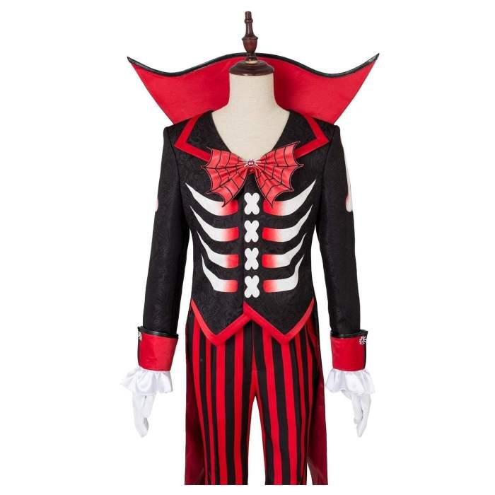 Disney Mickey Mouse Halloween Costume Suit Tuxedo Black Red