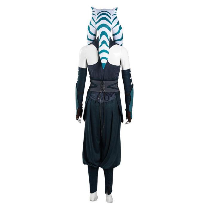 The Mandalorian S2 Ahsoka Tano Top Pants Outfits Halloween Carnival Suit Cosplay Costume