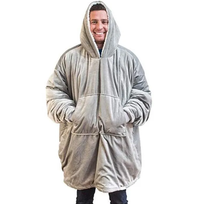 Winter Thick Tv Blanket Sweatshirt