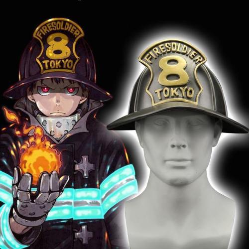 Anime Enn Enn No Shouboutai Fire Force Helmet Cosplay Firesoldier 8 Helmet Halloween Party