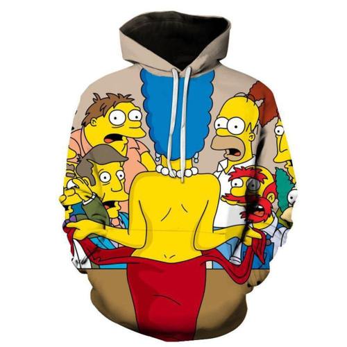 The Simpsons Hoodie - Marge Simpson Pullover Hoodie