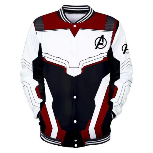 Avengers Endgame Cosplay Costumes Women Men Superhero Quantum Realm Baseball Uniform Daily Casual Sweater Sportswear Coat Tops