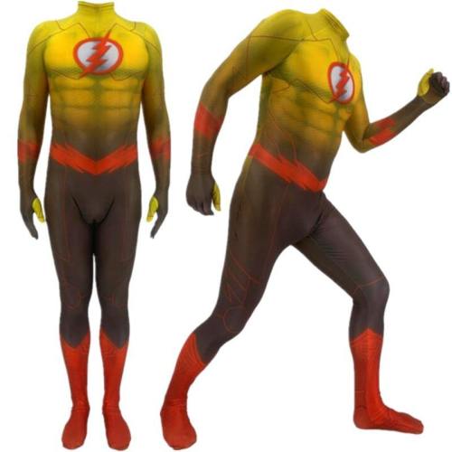 The Flash Season 2 Barry Allen Bodysuit Jumpsuits Cosplay Costume