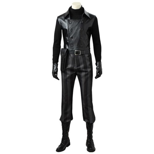 Spider-Man: Into The Spider-Verse Spider-Man Noir Outfit Cosplay Costume