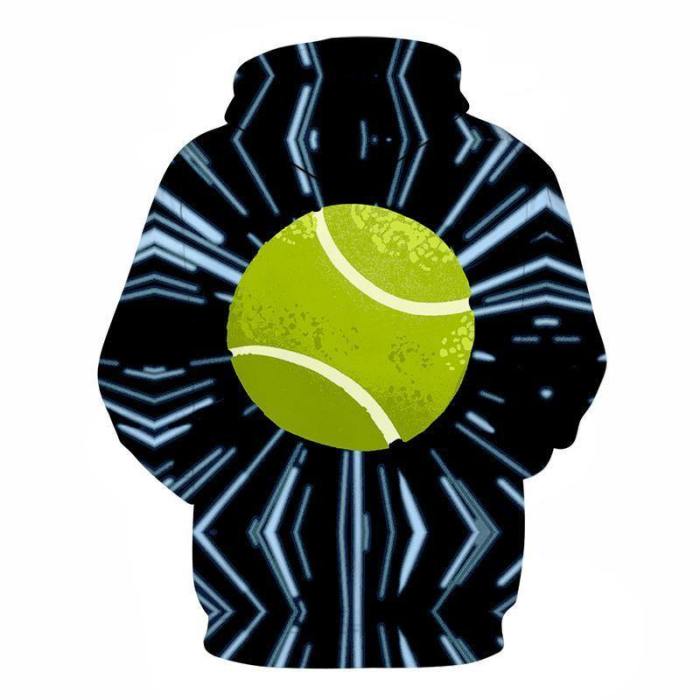 Crazy For Tennis 3D - Sweatshirt, Hoodie, Pullover