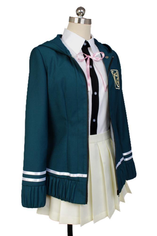 Super Danganronpa 2 Chiaki Nanami Jacket Shirt Skirt Women Costumes