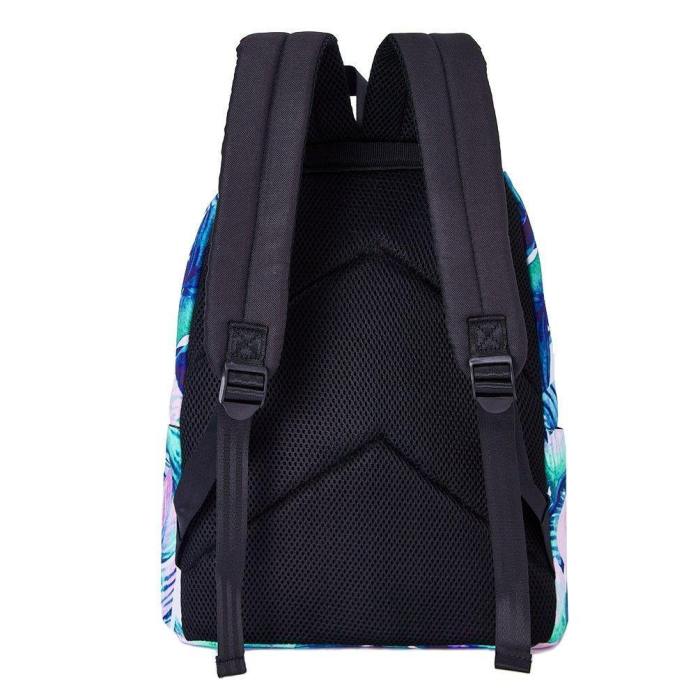 Backpacks For School  Banana Leaves Waterproof Bookbag For Boys Girls